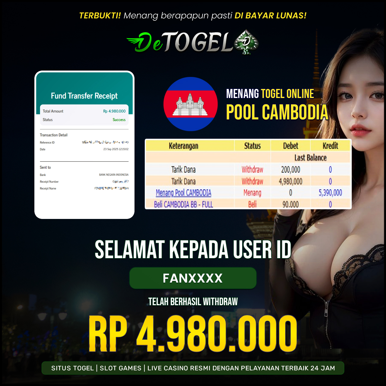 BUKTI JP TOGEL POOL CAMBODIA