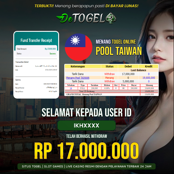 BUKTI JP DI TOGEL TAIWAN
